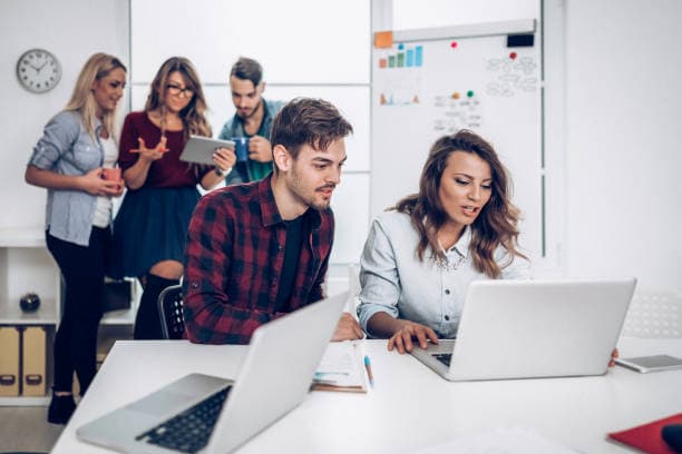 Codesbizz team members collaborating